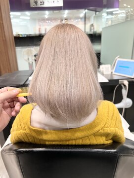 アヴァンス アリオ鳳店(AVANCE) 髪質改善/乾かすだけでまとまるボブにしませんか？ハイトーン