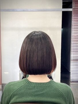 サウンドヘアデザイン(sound hair design) 広がりを抑えたナチュラルボブ☆
