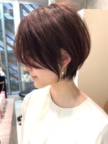 ラフ 新宿(Laff)&nbsp;【Laff】新宿 20代30代40代 前下がりショートボブ 丸みショート