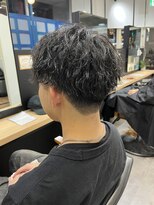 ジーニー 横浜(giinii)&nbsp;ツーブロックマッシュ　波巻きパーマ