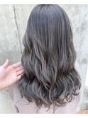【打越】ロング×アッシュグレー