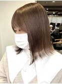 ミルクティーベージュダブルカラーインナーカラーケアブリーチ