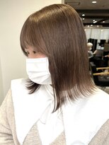 ムク 横浜店(muku)&nbsp;ミルクティーベージュダブルカラーインナーカラーケアブリーチ