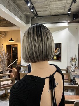 ハウンド(HAWND) ボブ×バレイヤージュ