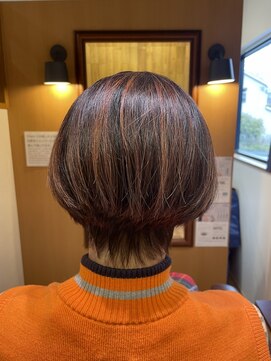 チアー ヘアリラクゼーション(cheer HAIRRELAXATION) 前下がりショートボブ