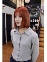 チックタック モーガン エアライン(TICK-TOCK MORGAN airline)&nbsp;【MORGAN】オレンジボブヘア