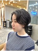 ☆癖毛さんにも馴染むショートパーマでゴワゴワから柔らかい髪に