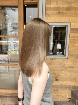 ゼロヨンハチ(048) ミルクティーベージュ（ブリーチ一回）