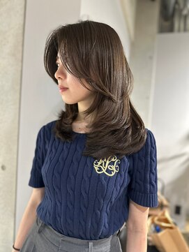 リバレッジ 広尾(Leverage) 大人ワンカールミディアムレイヤー：Keita Hamaguchi