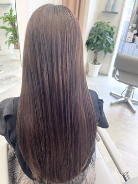 ユニック コウベ(unique KOBE) 髪質改善カラー×髪質改善トリートメント×ナチュラルブラウン