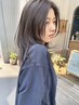 小顔×似合わせカット＋ナチュラル縮毛矯正＋艶カラー＋潤TR￥23650→￥22000