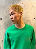 モテ髪ハイトーンショートスパイキーブリーチカラーハイトーン