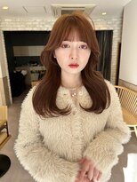 ロシェ 横浜店(loche)&nbsp;韓国風くびレイヤーカットメルティカラー小顔似合わせ横浜