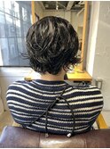 【山本日向子】ショートボブパーマ伸ばしかけおすすめパーマ