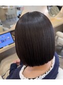 ボブスタイルでまとまりある髪に♪髪質改善ストレート！！