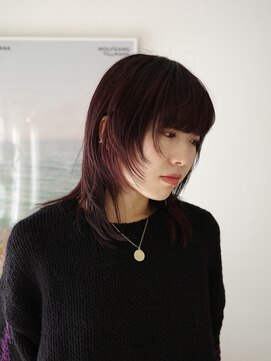 ニュイ(NUIT) レイヤーカット髪質改善トリートメントハイライトミニボブ