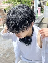 アンサー 渋谷(ANSWER)&nbsp;波巻きスパイラルパーマツイストスパイラルパーマメンズマッシュ