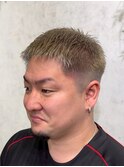 men's/スペインカール/スパイキーショート/ブルーブラック