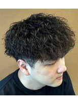 ジェットブラックキューサンロク(JET BLACK 936)&nbsp;波巻きパーマカスタム