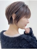 Say.くびれショートレイヤーひし形ショートアッシュブラック青山