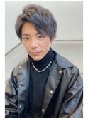 ★わとわアッシュブラックツーブロック束感ビジネスひし形黒髪系