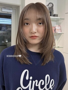 ロンドアンメゾン 原宿(Lond un Maison.) フェイスフレーミング/ココアベージュ/ブリーチ/レイヤー/原宿