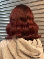 ロックス バイ マグ 松本(rocks BY MAG)&nbsp;チェリーレッド暖色カラーボルドーワインレッド春カラー