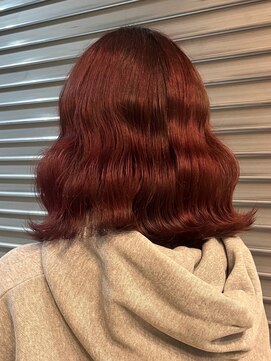 ロックス バイ マグ 松本(rocks BY MAG) チェリーレッド暖色カラーボルドーワインレッド春カラー