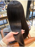 冬は暗髪で可愛く♪