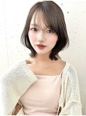 ☆ミディアムレイヤーカット &nbsp;韓国風 ダークグレー☆