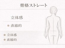 骨格ストレート♪立体感とシンプルさで、洗練された美しさを。