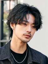 レタッチ バイ フィフス 銀座(RETOUCH by fifth)&nbsp;新橋メンズパーマフェザーパーマシャドウパーマセンターパート