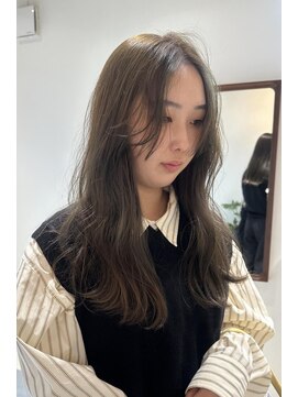 ニール 名古屋 伏見 丸の内(NEELU) 【NEELU_RIE】ブリーチなしで作るオリーブベージュ