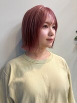アクシス カリヤ(`AXIS KARIYA)&nbsp;ミルクティーブロンド/ダークブルー/デジタルパーマ/刈谷
