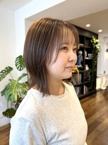 シアン ヘア デザイン(cyan hair design)&nbsp;【cyan】アッシュベージュとミディアムレイヤー