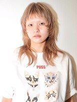 テトヘアー(teto hair)&nbsp;ウルフレイヤー ベージュ レイヤー 透明感 ハイトーン