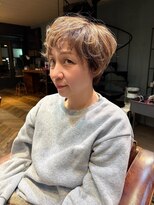 ソウリード(sou Lead) くしゃっと質感*大人ショートとパーマ風スタイル