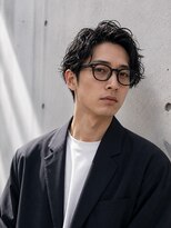 テーラヘアー 南柏店(TELAHAIR)&nbsp;【大人メンズ】センターパート×ニュアンスパーマ