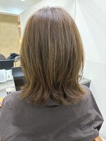 ネウィ 川崎(newi)&nbsp;くびれレイヤー/オリーブグレージュ/髪質改善/小顔魅せ/透明感