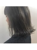 【COLO 吉祥寺 都甲菜穂】外ハネグレージュヘア
