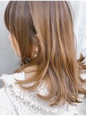 ハイトーンセミロング