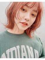 ディッセンバー 神宮前(December)&nbsp;【laundry】オレンジベージュ/ボブウルフ