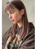 ソイ コンク 下北沢(soi conc)&nbsp;ココアブラウン / オン眉ストレートロング◎【下北沢 soi conc】