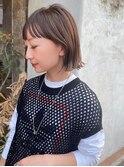 ぱつっとボブスタイル