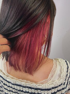 リット 立川(rit.) インナーカラー×レッド♪