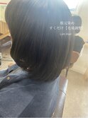 根元染めとメンテナンスカット
