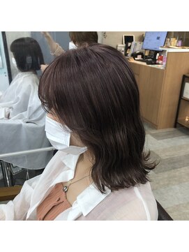 フェリア 松山(Feria) 【Feria松山】透明感カラー×ラベンダーグレージュ-相原愛梨-