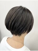 【小顔補正立体カット】束感ショート/新越谷 南越谷