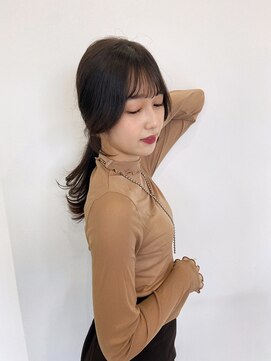 アドレバイハピネス(ADORE by happiness) 大人かわいい 顔周りカット 奈良大和八木 20代30代