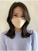 【orente 表参道】小顔顔まわりレイヤー×イルミナカラー